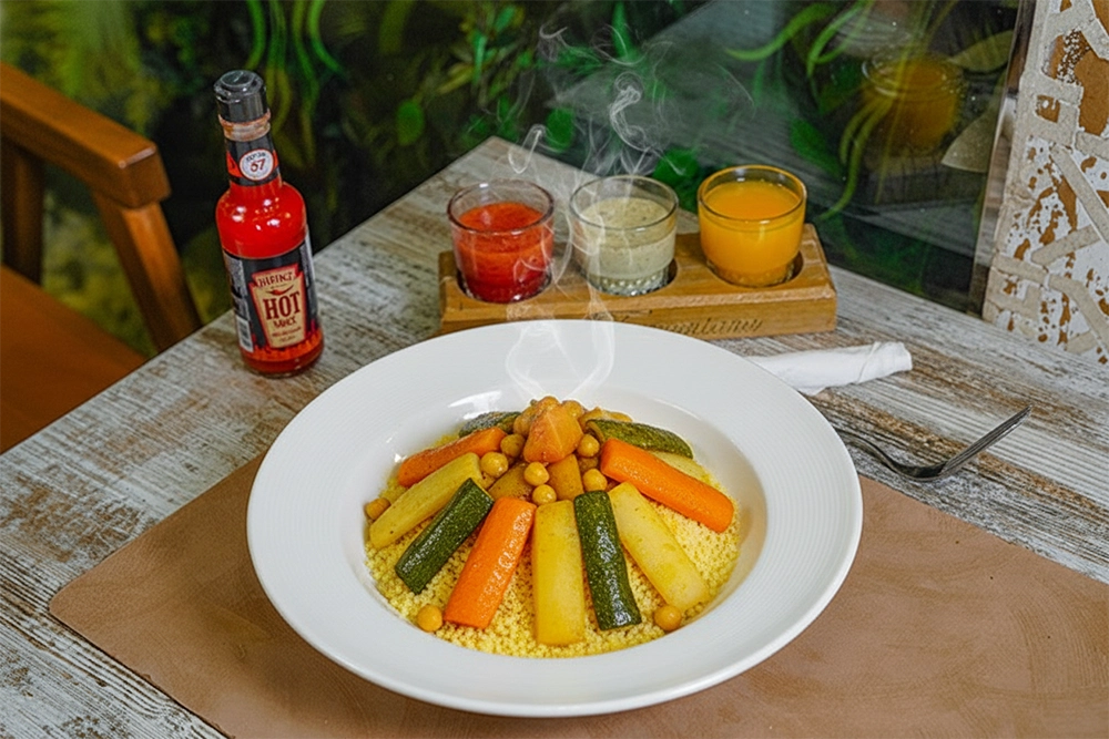 Un couscous traditionnel marocain préparé avec passion